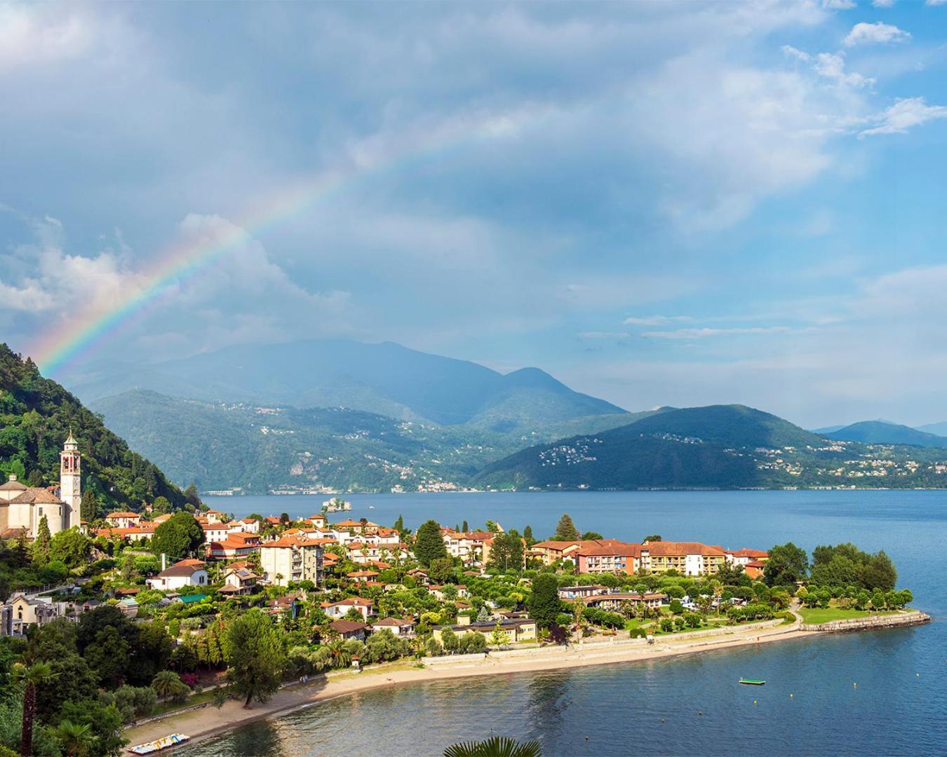 Hotel La Rondinella Cannero Riviera Bagian luar foto