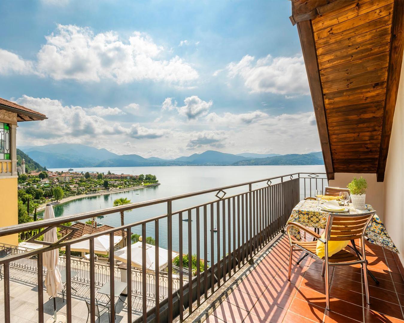Hotel La Rondinella Cannero Riviera Bagian luar foto